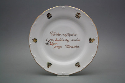 Dárkový talíř mělký 25cm Ofélie Houby AGL č.1