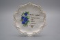 Dárkový závěsný talíř 19cm Vanda Modrá růže GL č.2